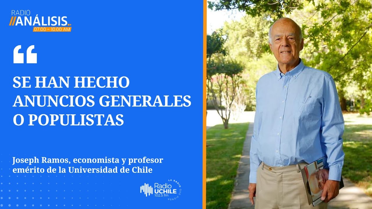 Joseph Ramos analiza las propuestas econ&oacute;micas de los candidatos presidenciales