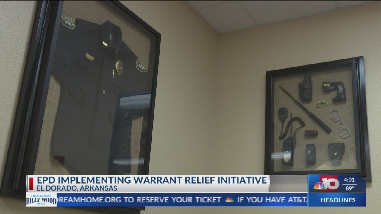 El Dorado Police Department implementing Warrant Relief Initiative