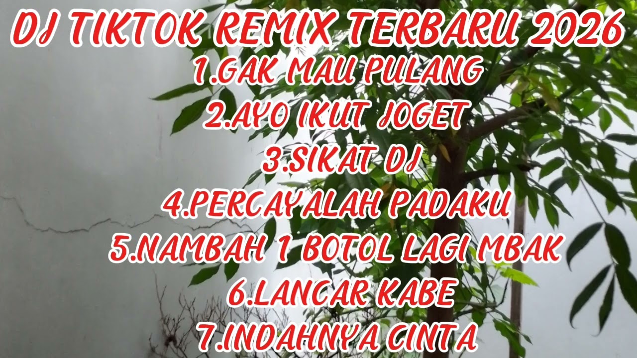 DJ TIKTOK REMIX TERBARU 2026 DJ GAK MAU PULANG #djtiktok #djtiktokterbaru #djremix  #djsong #djviral