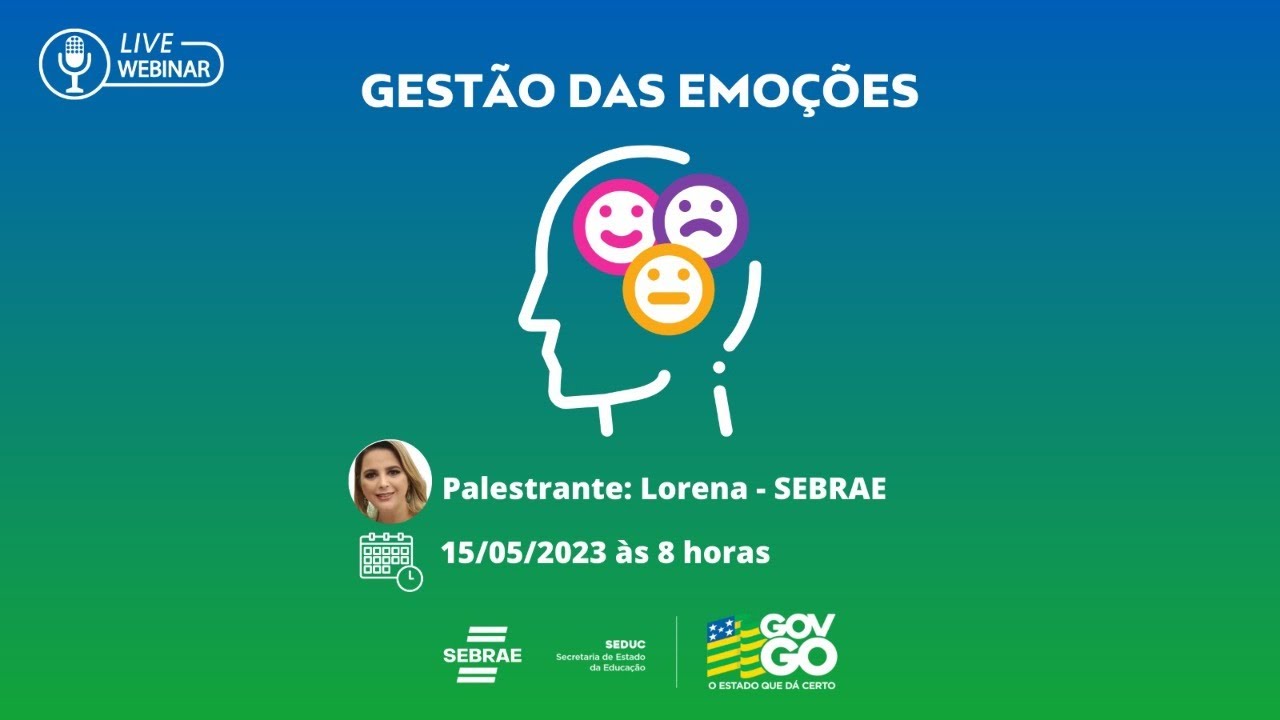 Webinar: Gestão das Emoções