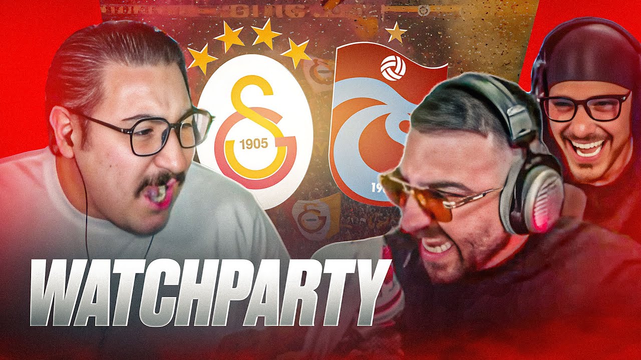 KORRUPTER SCHIEDSRICHTER 😱 GALATASARAY vs. TRABZON Watchparty ⚽️ mit Mert & Maus