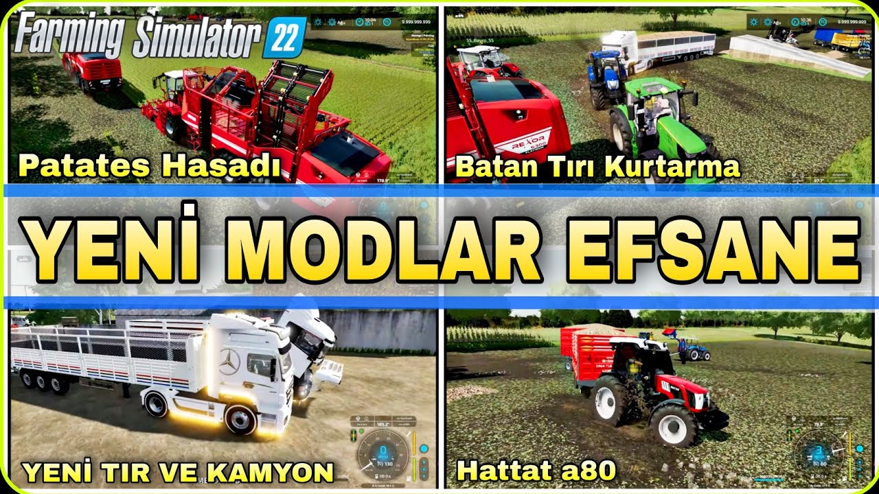 PANCAR HASADI YAPTIK. TIR BATTI, ZOR KURTARDIK /  Yeni Traktör, Kamyon ve Tır Modları #55_ragnar
