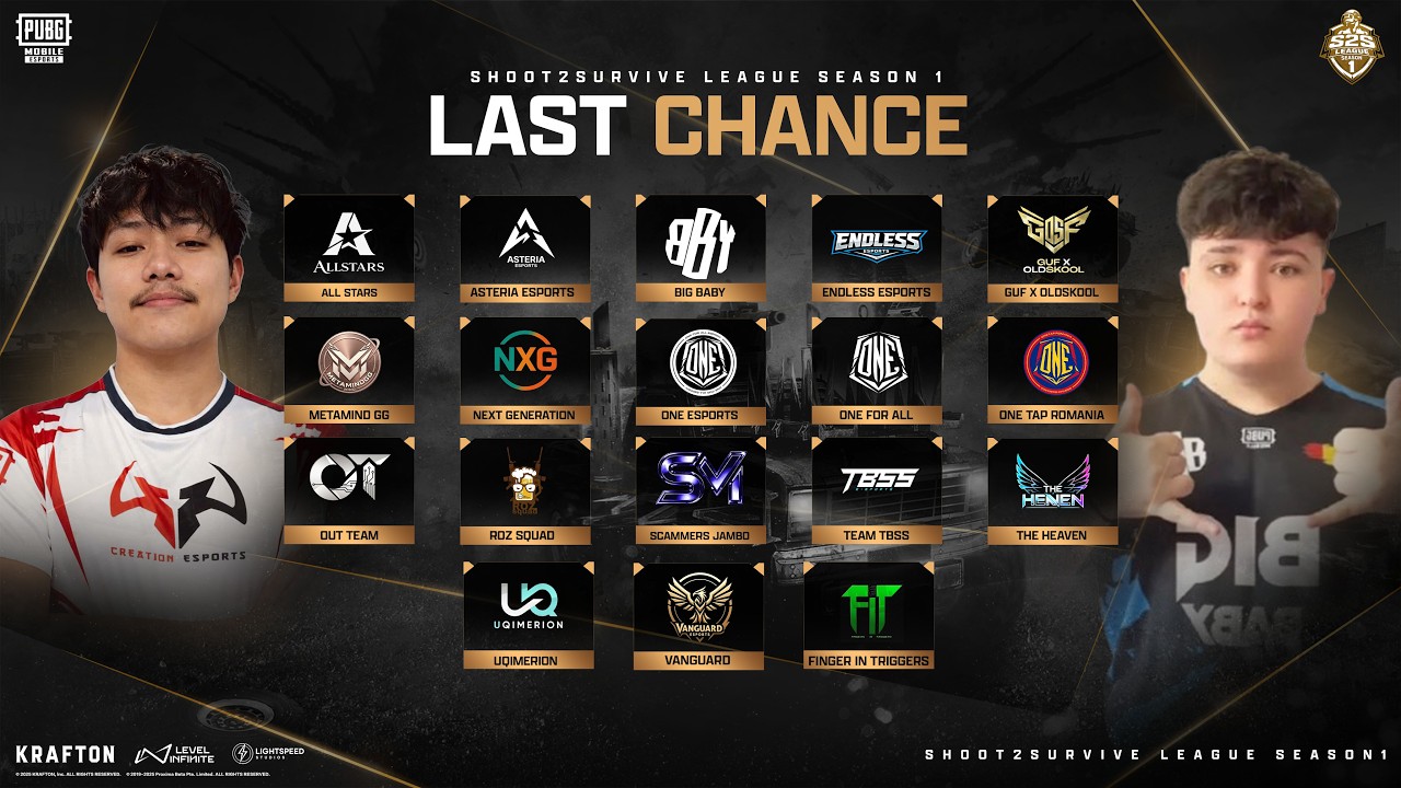 S2S LEAGUE SEASON 1 | LAST CHANCE STAGE | TOP 3 FINAL