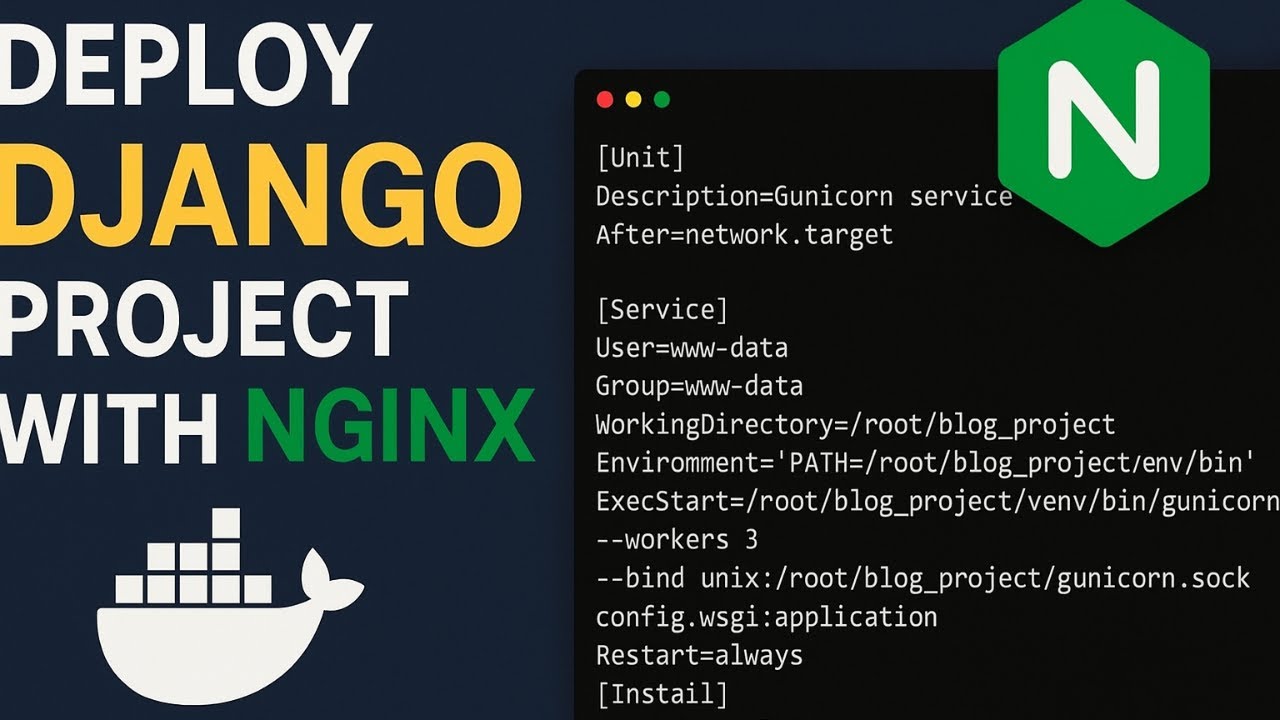 Deploy Django Project on Linux Server Using Gunicorn + Nginx + Systemd (Full Deployment Tutorial)