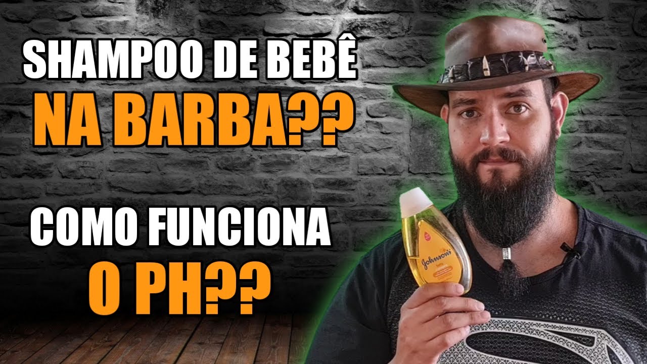 SHAMPOO DE BEBÊ NA BARBA? COMO FUNCIONA O PH? - (DAVID BLACKBEARD)