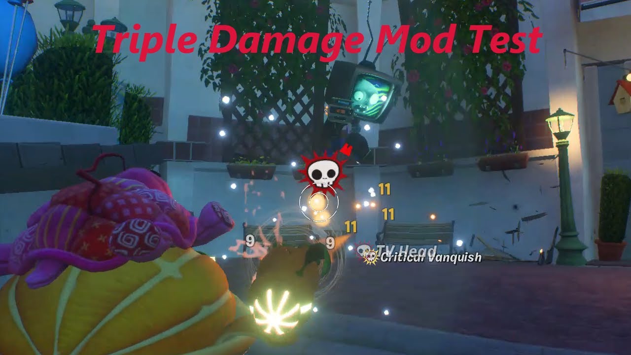 Plants vs. Zombies Battle for Neighborville: Triple Damage Mod Test