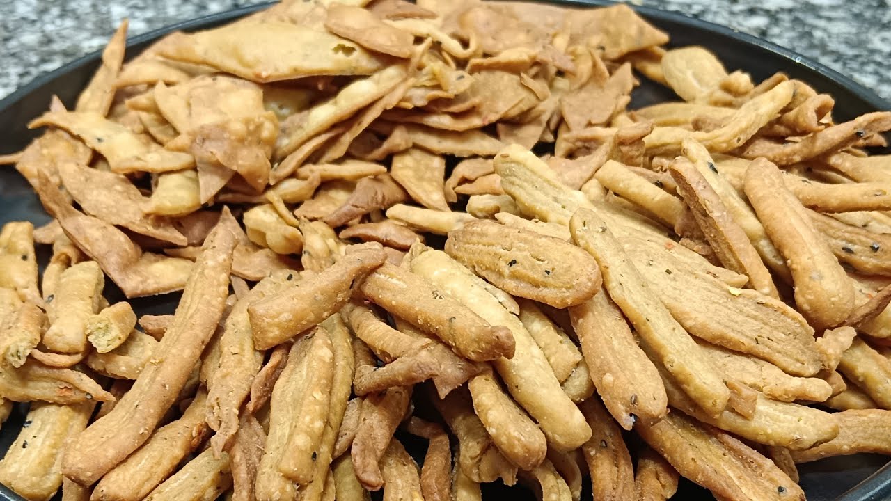 हेल्दी स्नैक्स रेसीपी गेहूं के आटे की मटर वाली खस्ता नमकीन रेसिपी | Matar Namkeen Snacks Recipe