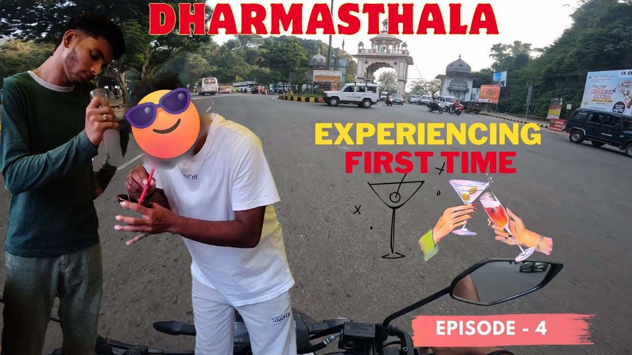 DHARMASTHALA RIDE EP 4 |  CITY ROUNDS IN DHARMASTHALA | GOMATESHWARA STATUE DHARMASTHALA