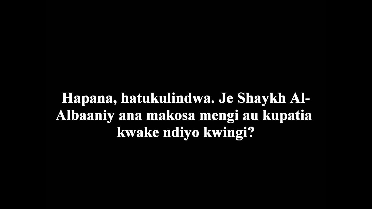 1037- Imaam Al-Albaaniy Ni Mujtahid - Imaam Ibn &acute;Ithaymiyn