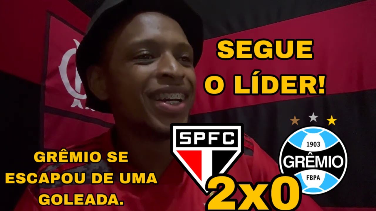 REACT SÃO PAULO 2X0 GREMIO - QUE SHOW DO TRICOLOR PAULISTA