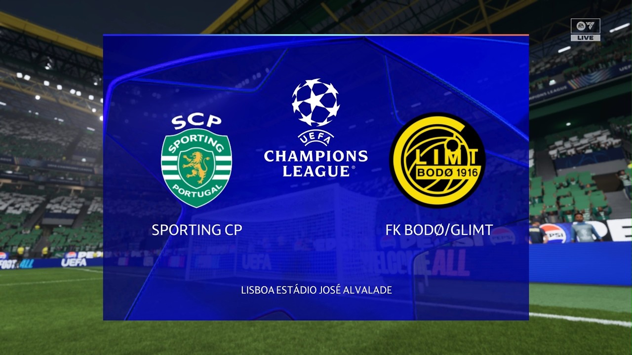 Sporting CP vs Bodo/Glimt UEFA Champions League 25/26 Full Match #fc26  #UCL #ps5pro