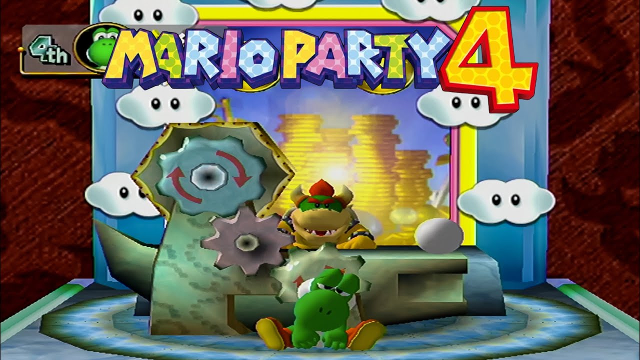 Mario Party 4 Bowser's Gnarly Party Part 4: Skid Row