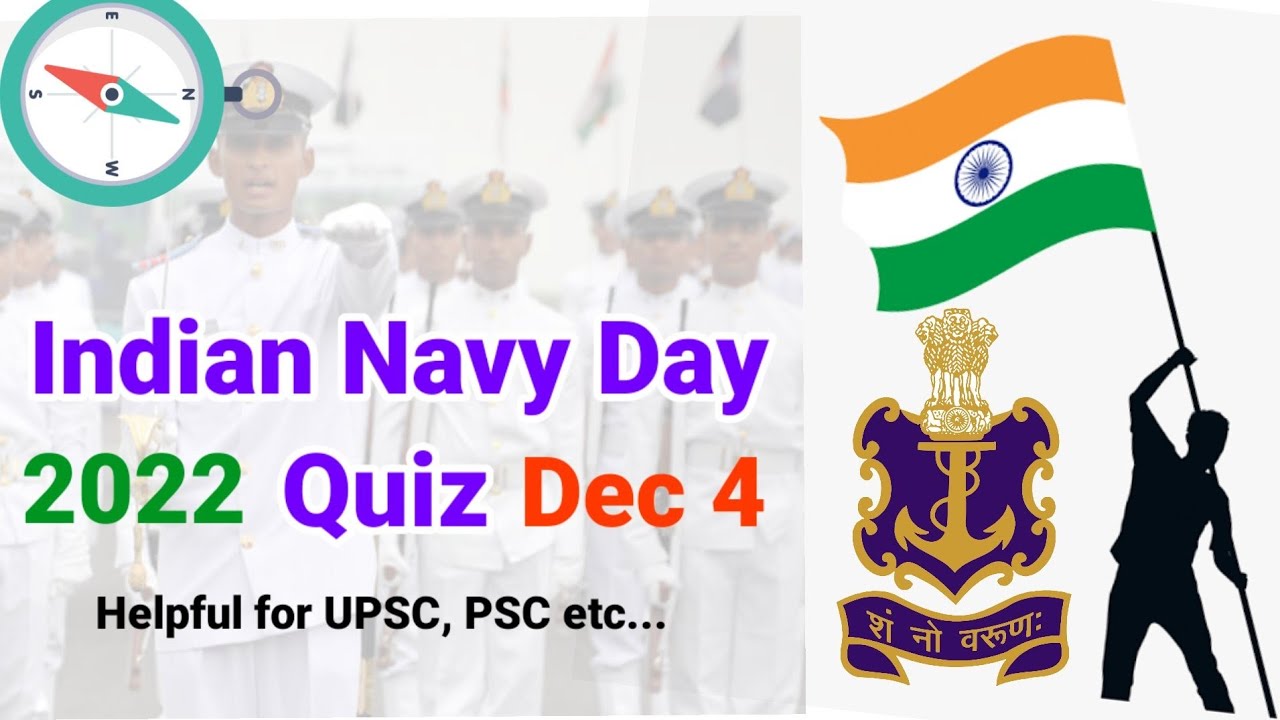 Indian Navy Day Quiz / 25 questions / 2022 / Lekshmi's Friendly World