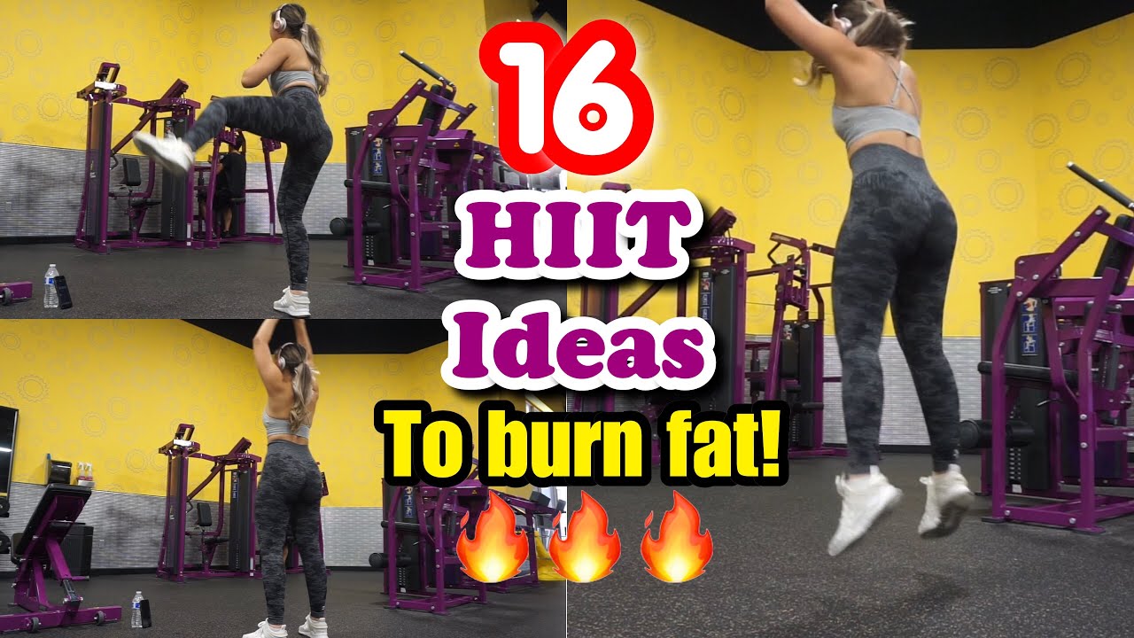 16 HIIT WORKOUT IDEAS— NO EQUIPMENT | PLANET FITNESS