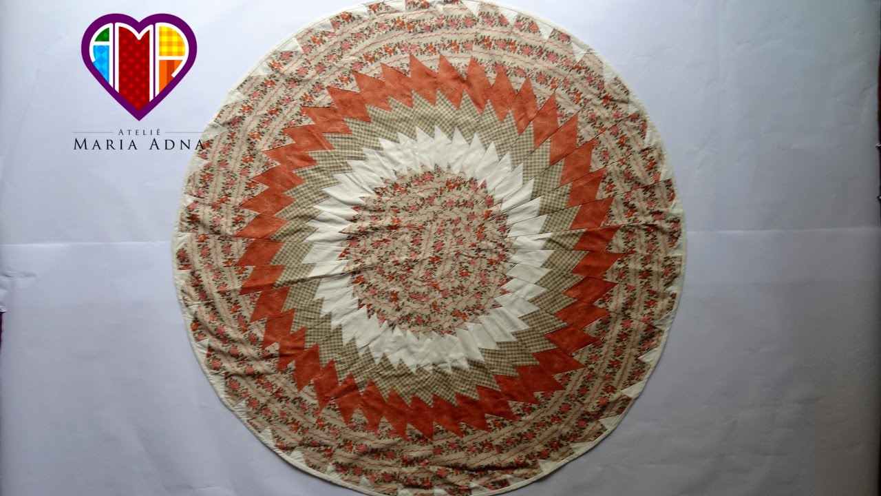 Patchwork - Toalha de mesa em patchwork Riviera - Maria Adna Ateli&ecirc;