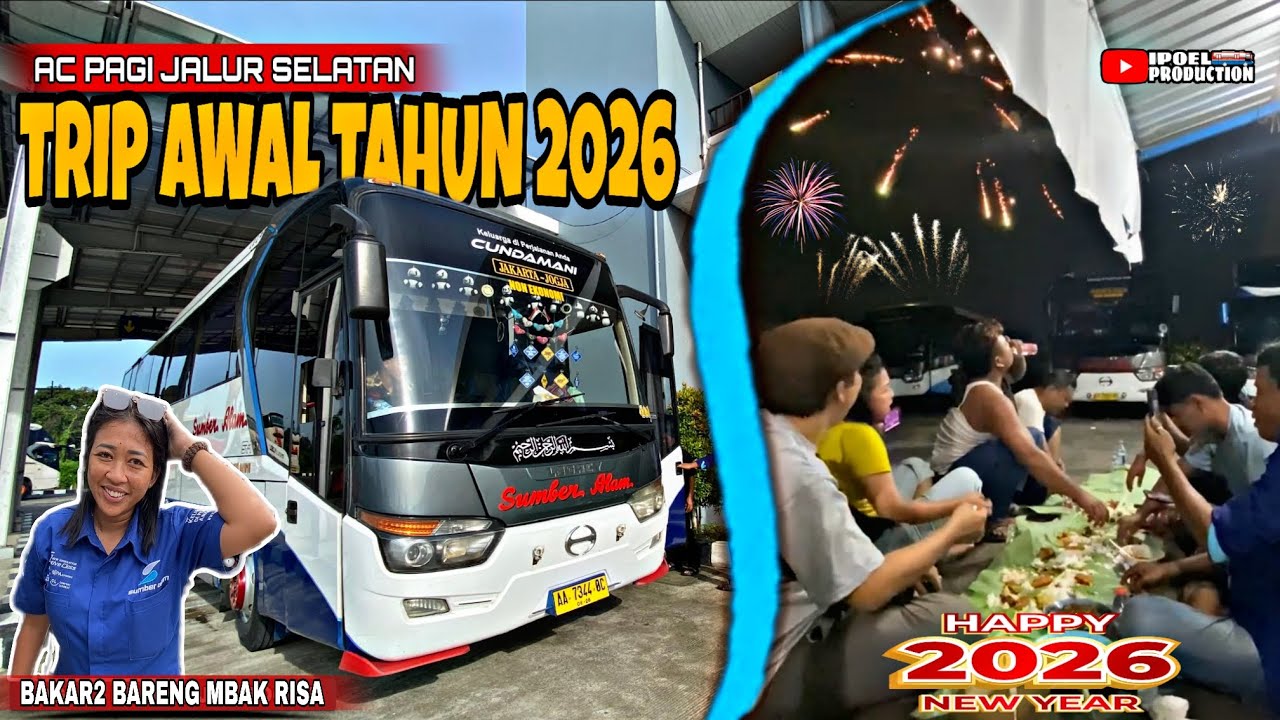 MALAM TAHUN BARU DI POOL JOGJA + TRIP AWAL TAHUN 2026‼️Bersama Driver Wanita Sumber Alam 