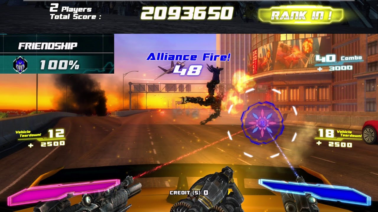 Transformers Human Alliance Arcade - 1CC Alliance Run (2.09M score)