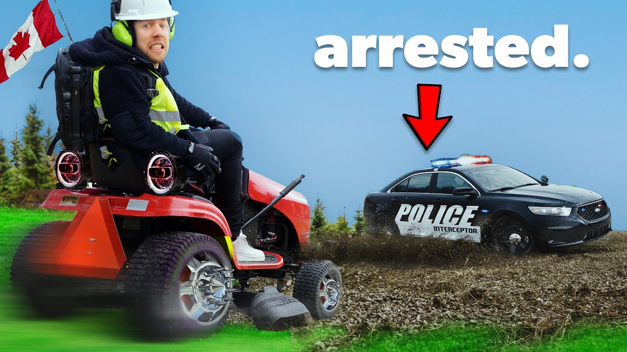 I Rode A Lawn Mower To Canada (170 Miles)