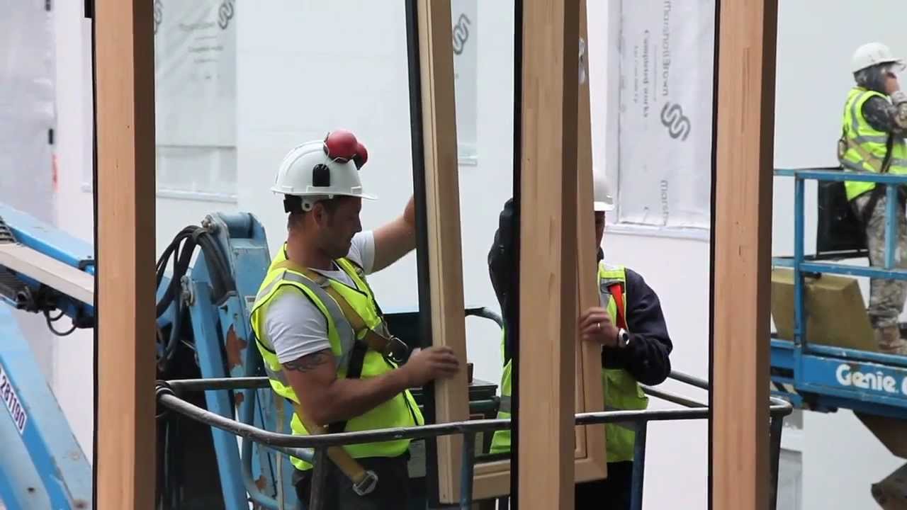 Senior Hybrid Series 3. Fabrication and installation of window and curtain walling