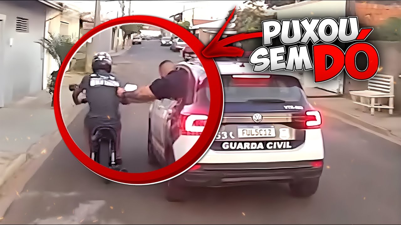 GUARDA CIVIL PUXA EMOCIONADO DA MOTO E ACABA COM A BRINCADEIRA! (EP.43)