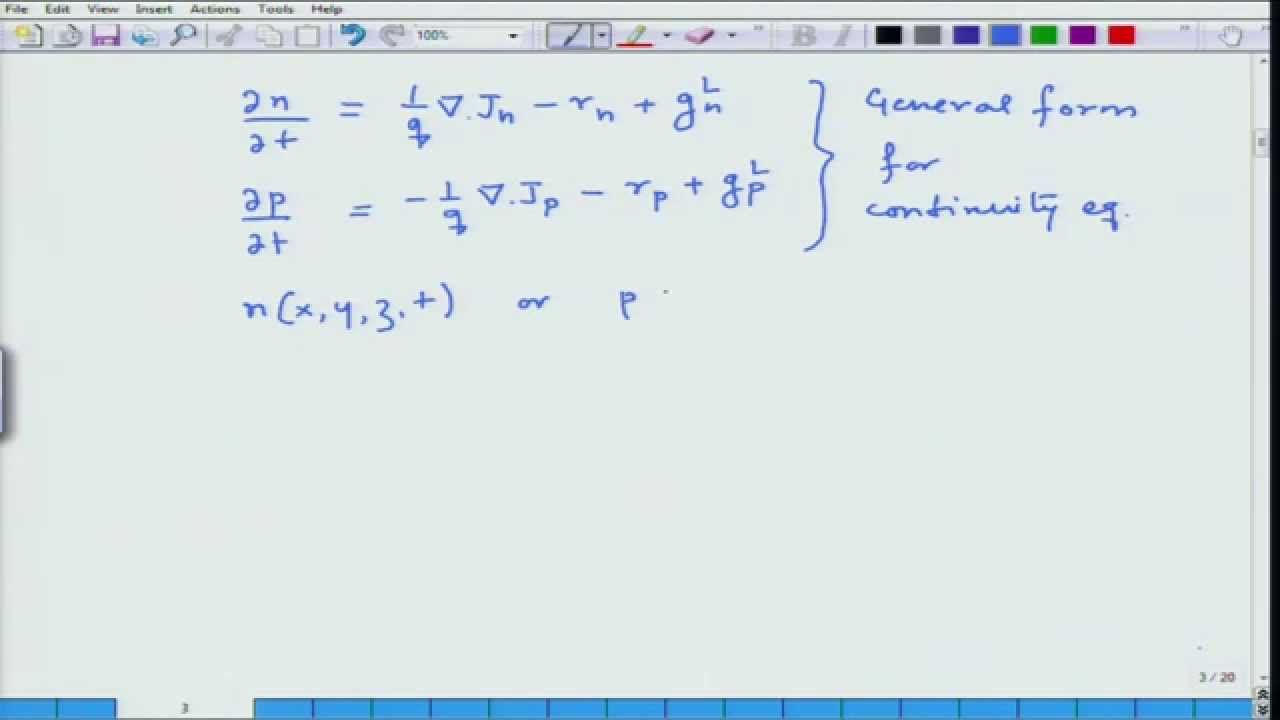 Mod-03 Lec-30 Continuity Equation