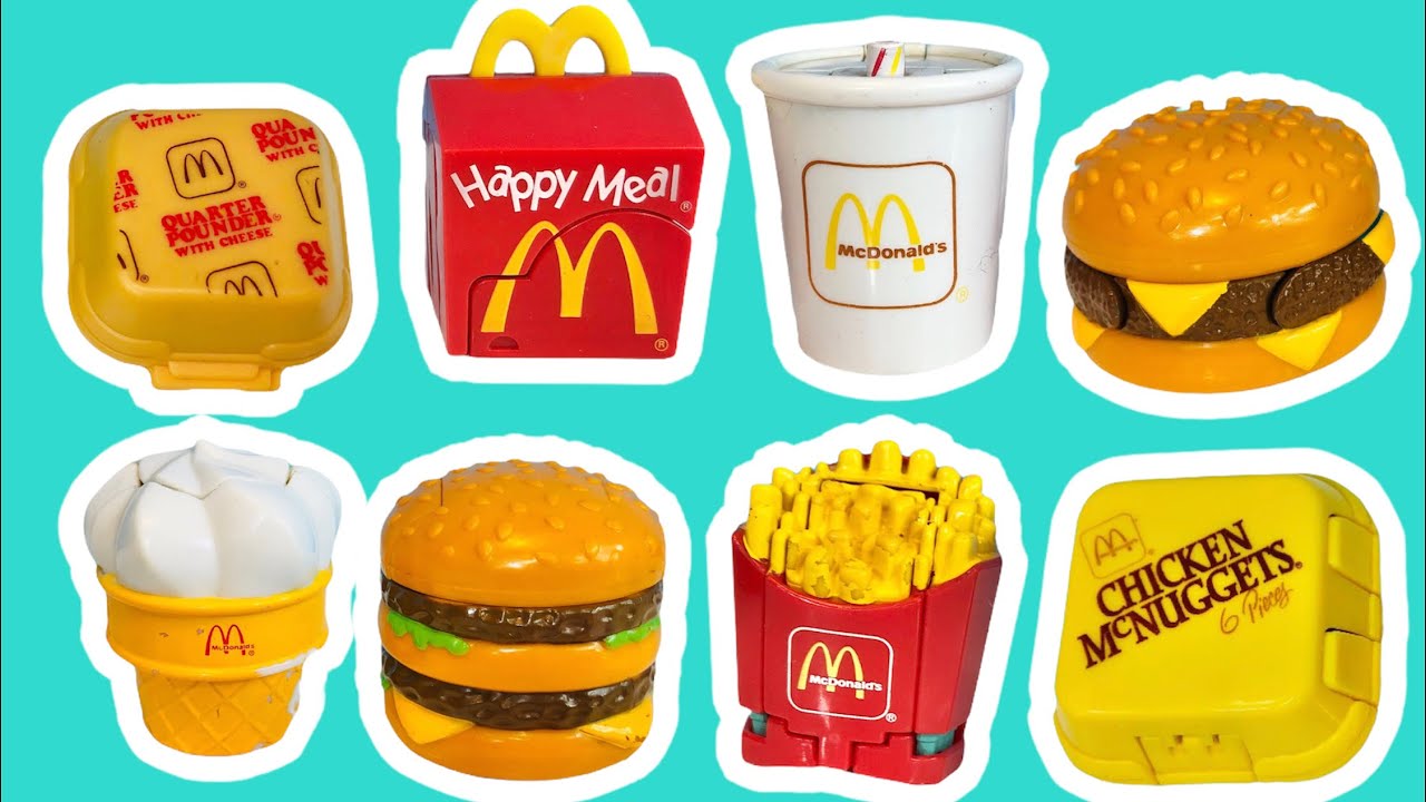 MCDONALD&rsquo;S McDino McRobots CHANGEABLES Happy Meal Toys Full Collection McDonalds