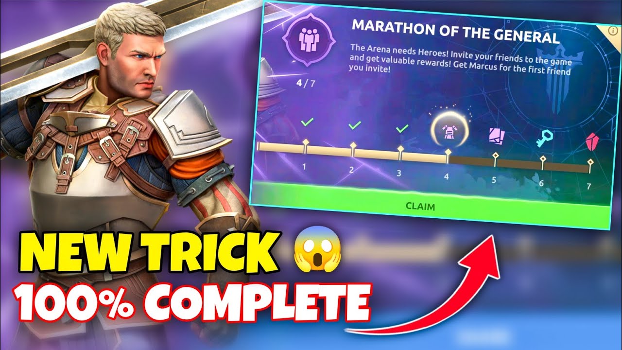 How to Complete Marcus Referral Marathon – New Easy Method 😱 | Shadow Fight 4 Arena