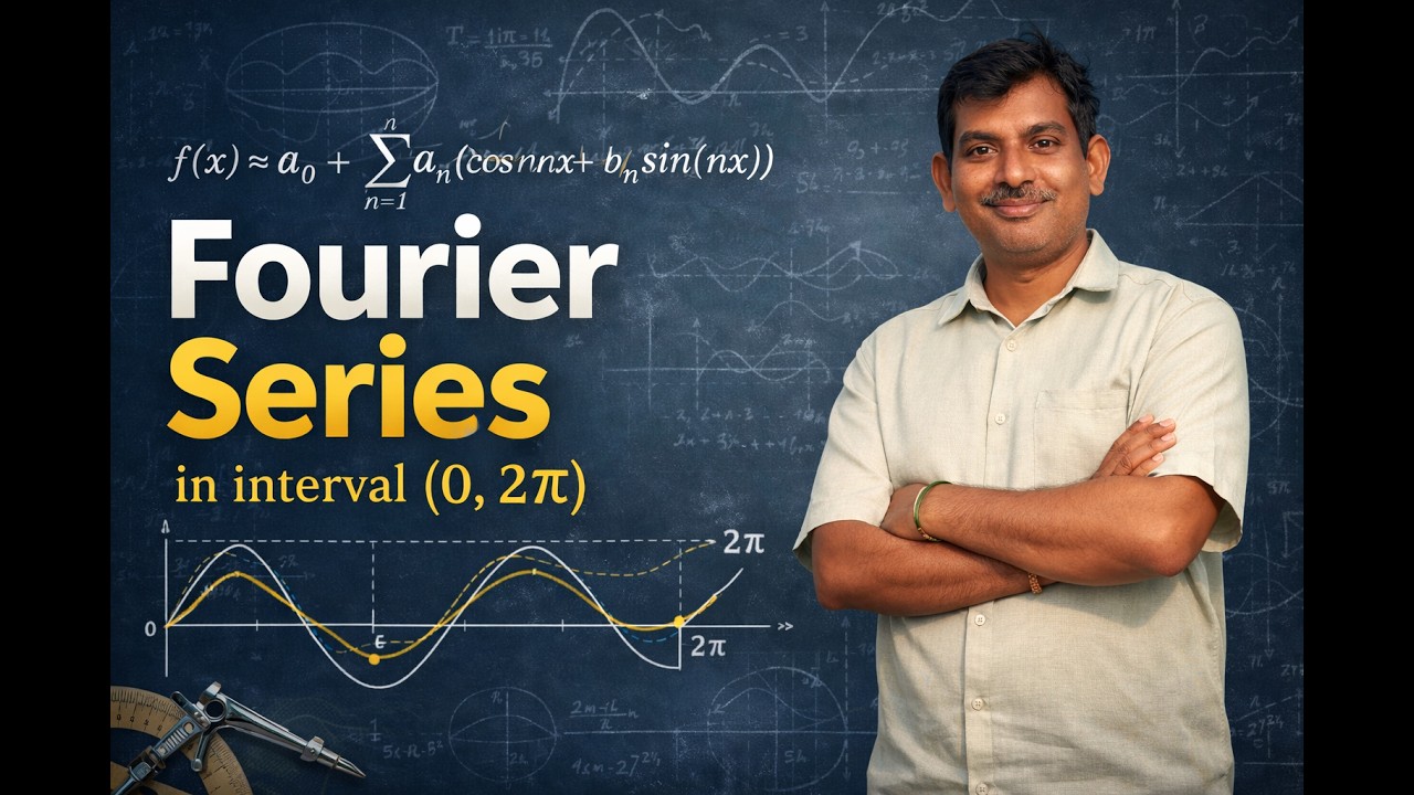 Fourier series in  (0, 2π) #Maths #SRM