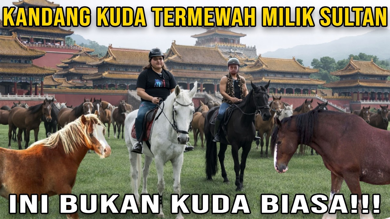 GA MASUK AKAL KOLEKSI KUDA HARGA MILYARAN, KANDANG KUDA MEWAH MILIK SULTAN #AudreyA #KINGOFTHEJUNGLE