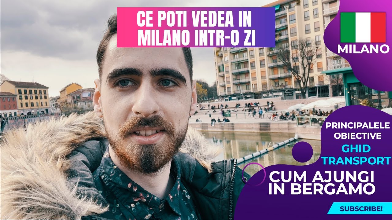 Viziteaza MILANO intr-o zi. Itinerariu, restaurante si transport.  | 4K travel vlog