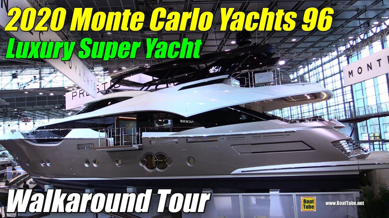 2017 Monte Carlo Yachts 96 Luxury Super Yacht - Walkaround - 2018 Boot Dusseldorf Boat Show