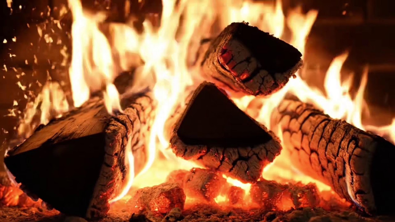 Cozy Fireplace Ambience 🔥 Piano Music for Study, Reading & Relax