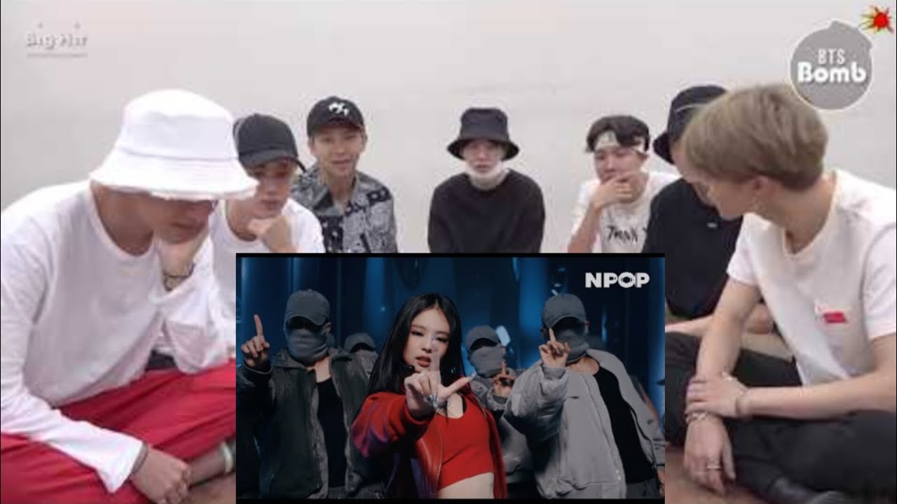 BTS Reaction to Jennie 'Like Jennie' performance video Npop (Fan-made 💜)