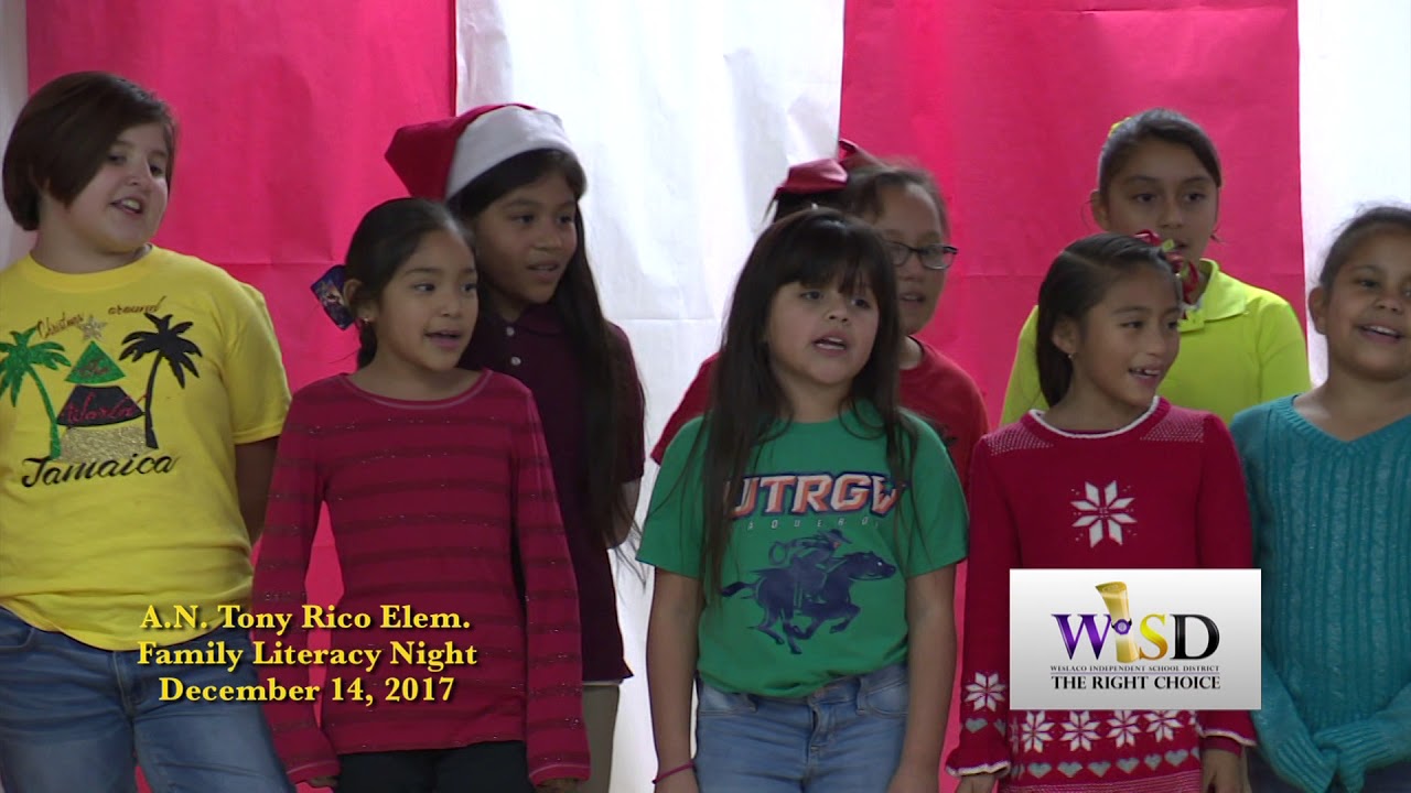 A.N. Tony Rico Elementary Family Literacy Night, December 14, 2017