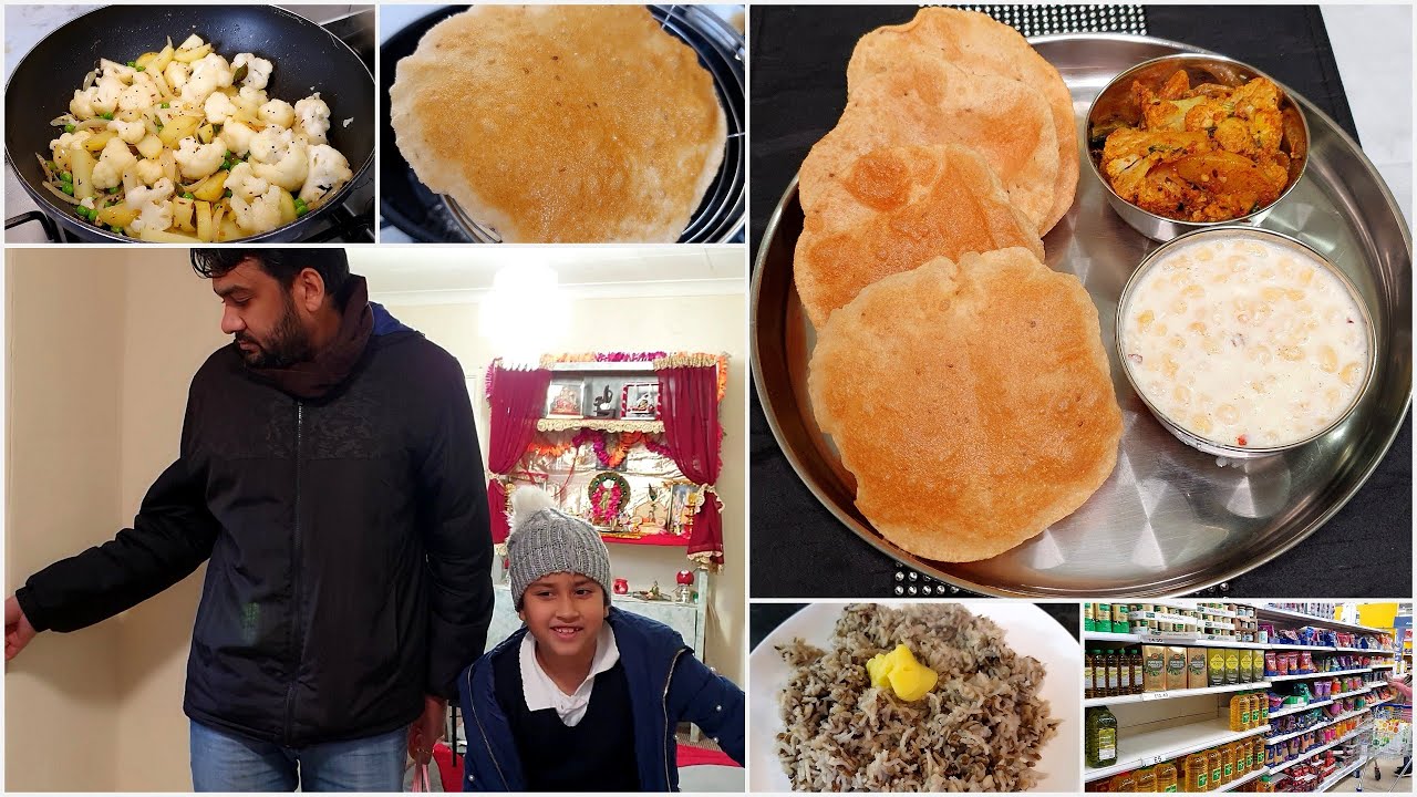 Happiness! Surprise Gift For Advi | Indian UP Style Dinner Thali in 30mins | Shadi Wali Sabji Puri