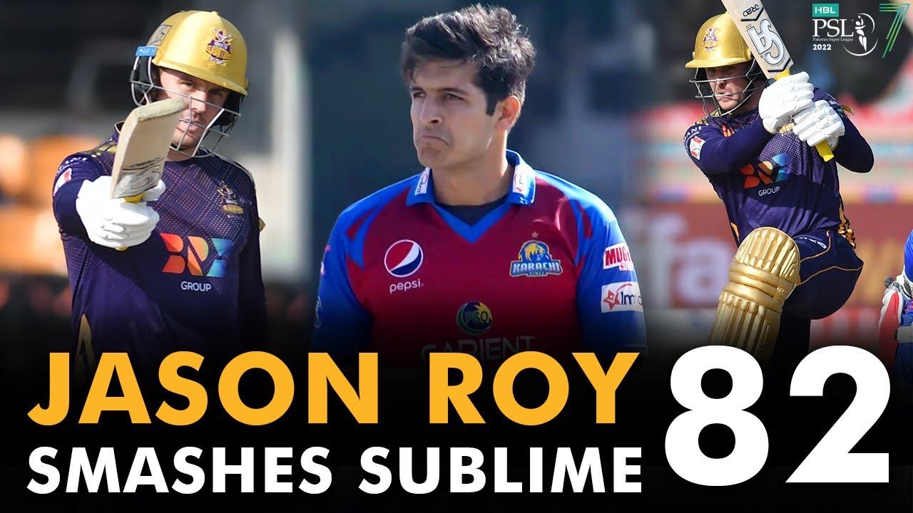 Jason Roy Smashes Sublime 82 In PSL | Quetta vs Karachi | Match 28 | HBL PSL 7 | ML2G