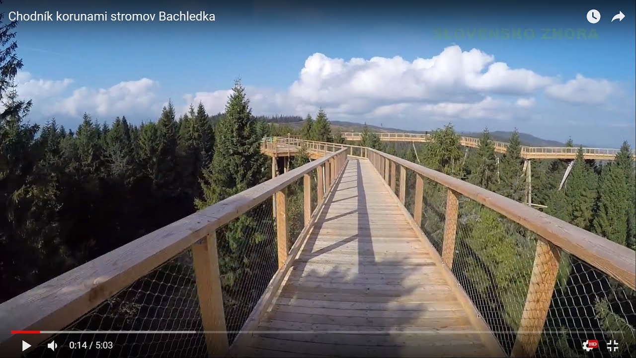 Chodník korunami stromov Bachledka