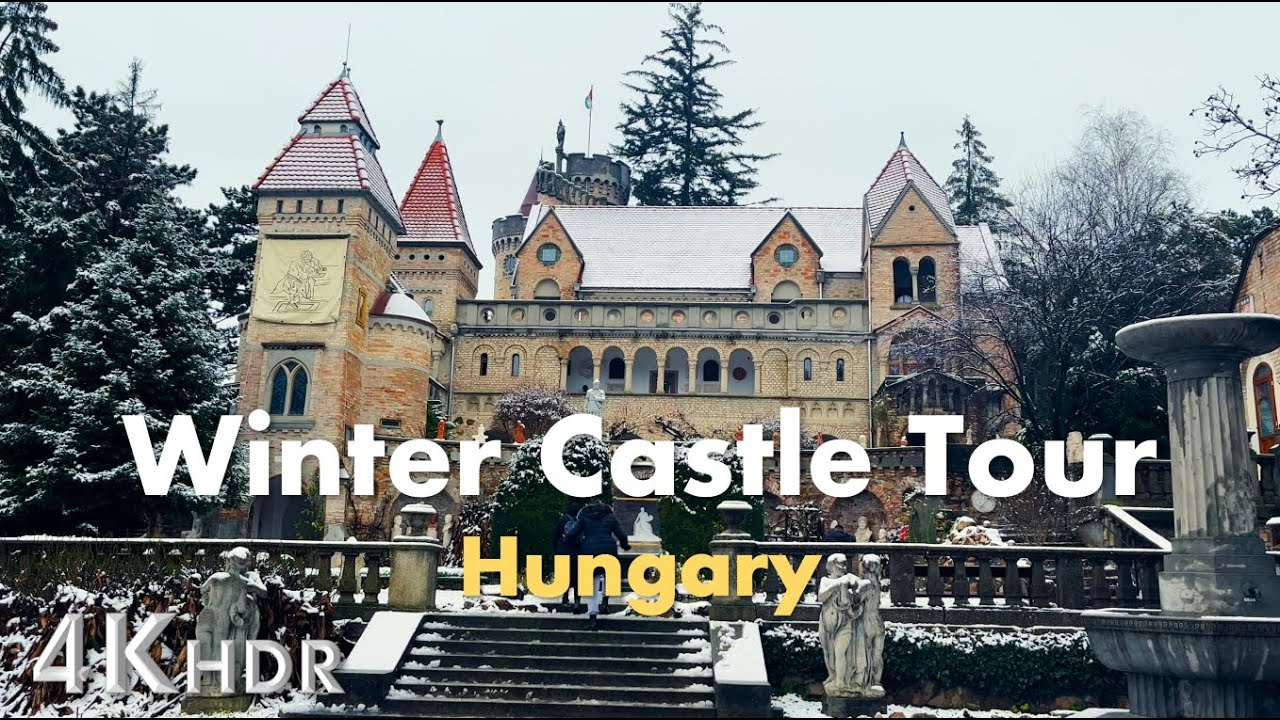 Tour of 𝐁𝐨𝐫𝐲 𝐂𝐚𝐬𝐭𝐥𝐞 in the Snow | Székesfehérvár, Hungary 🇭🇺