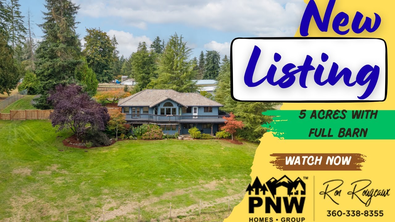 Graham, WA Dream Home Tour | Mountain Views, Equestrian Property, & Luxury Living | Ron Rougeaux