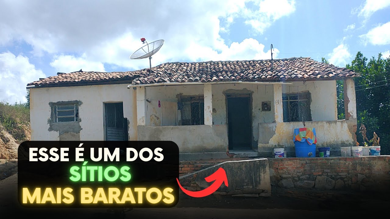 (VENDIDO) Sítio BARATO com ESCRITURA, GRANDE e com vários pés de FRUTAS!