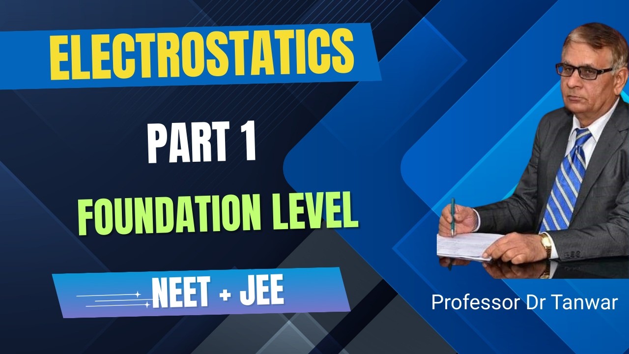 Electrostatics MCQs (1–25) | Foundation Level | NEET 2026 + JEE Main Physics | Part 1