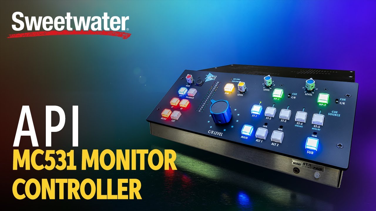 API MC531 - Console Style Monitor Control for Pro and Home Studios