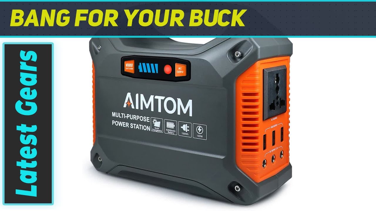 AIMTOM 42000mAh 155Wh Power Station: Your Ultimate Portable Power Solution.