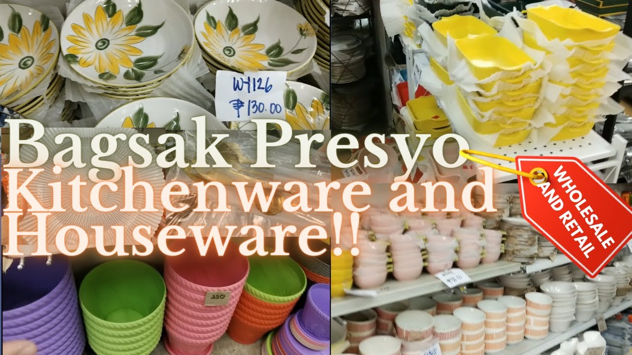 Bagsak Presyo Kitchenware and Houseware sa QUIAPO - L.T.S HOUWEWARE TRADING