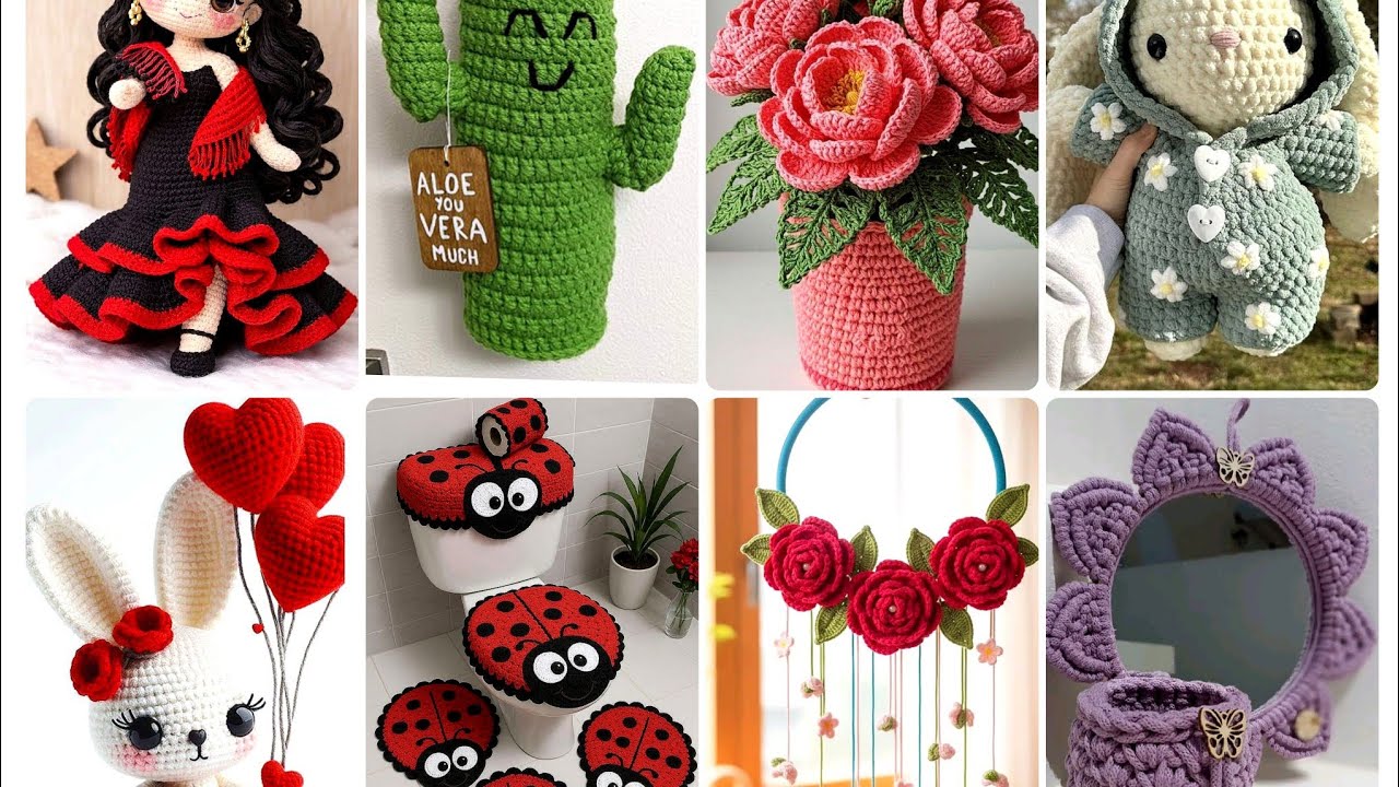 Most Attractive & Beautiful Crochet Handmade Items//New Home Decors Ideas 2026