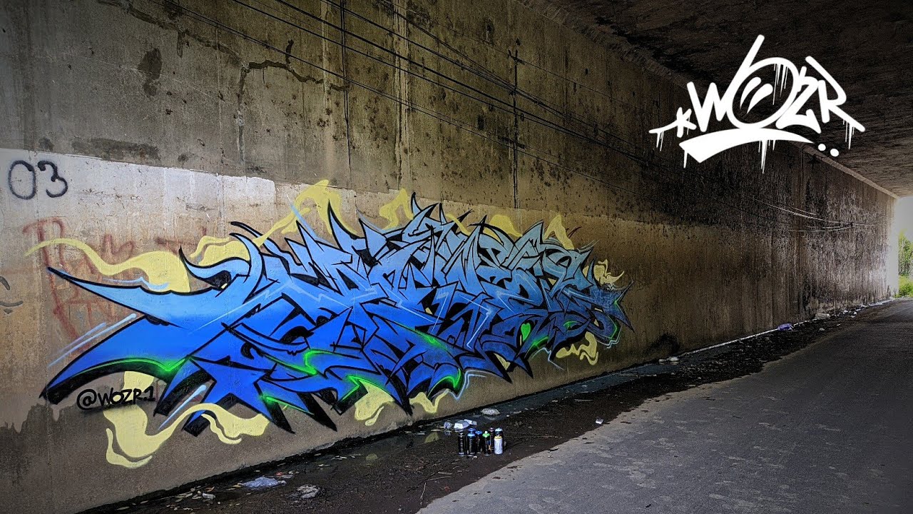 graffiti - wildstyle // Indonesian tunnel // funny colours //
