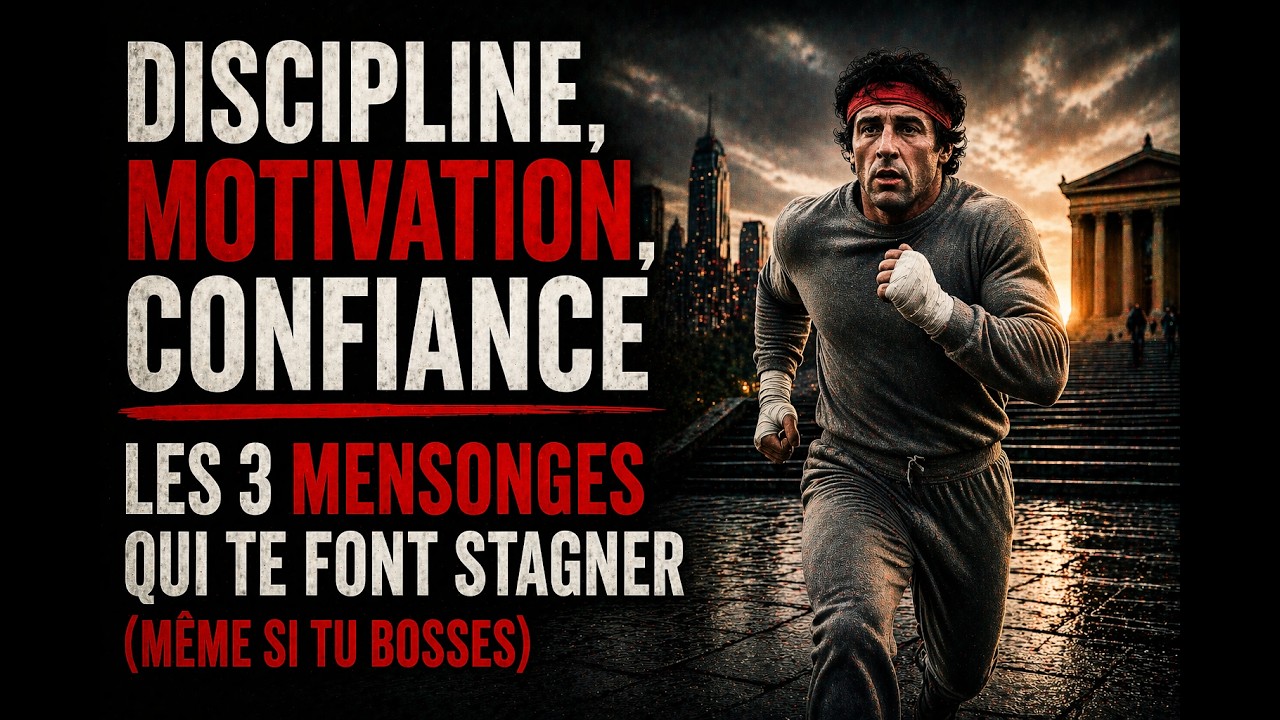 Discipline, motivation, confiance : les 3 mensonges qui te font stagner (même si tu bosses)