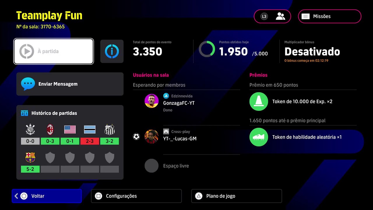 Buscamos a 1 Divisão hoje??.   #Ps5