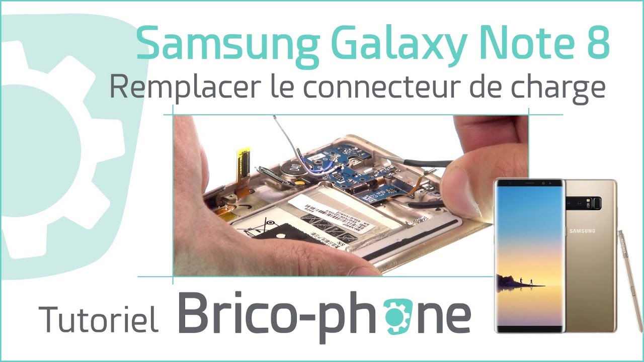 Tutoriel Samsung Galaxy Note 8 : remplacer le connecteur de charge