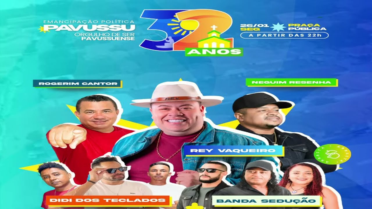 PROGRAMA ESPECIAL DE ANIVERSARIO DE PAVUSSU